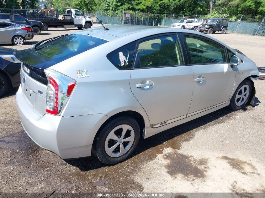 2012 Toyota Prius Two VIN: JTDKN3DU8C1519904 Lot: 39511323