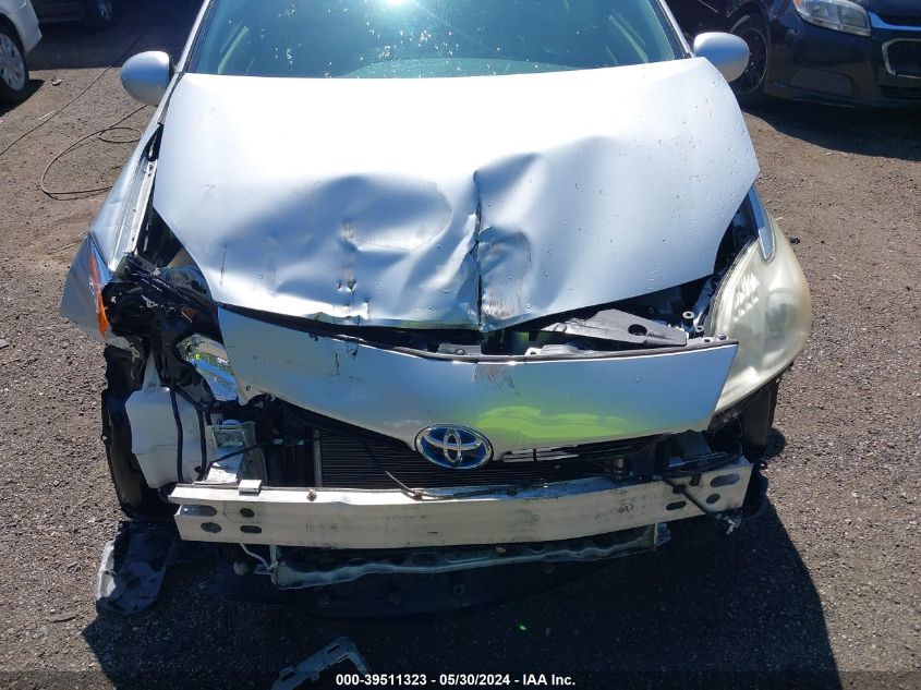 2012 Toyota Prius Two VIN: JTDKN3DU8C1519904 Lot: 39511323