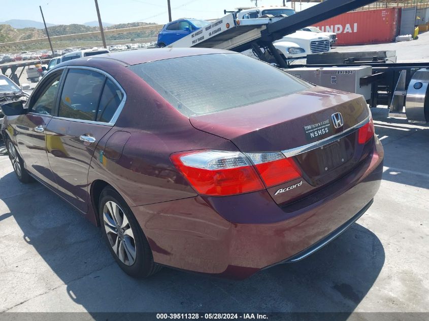 2014 Honda Accord Lx VIN: 1HGCR2F34EA026328 Lot: 39511328