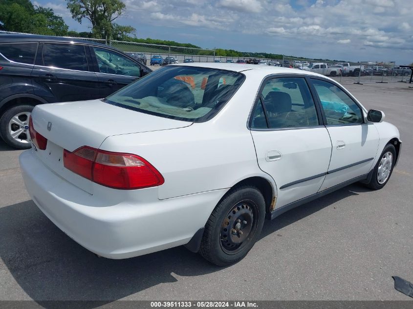 1999 Honda Accord Lx VIN: 1HGCG5642XA138225 Lot: 39511333