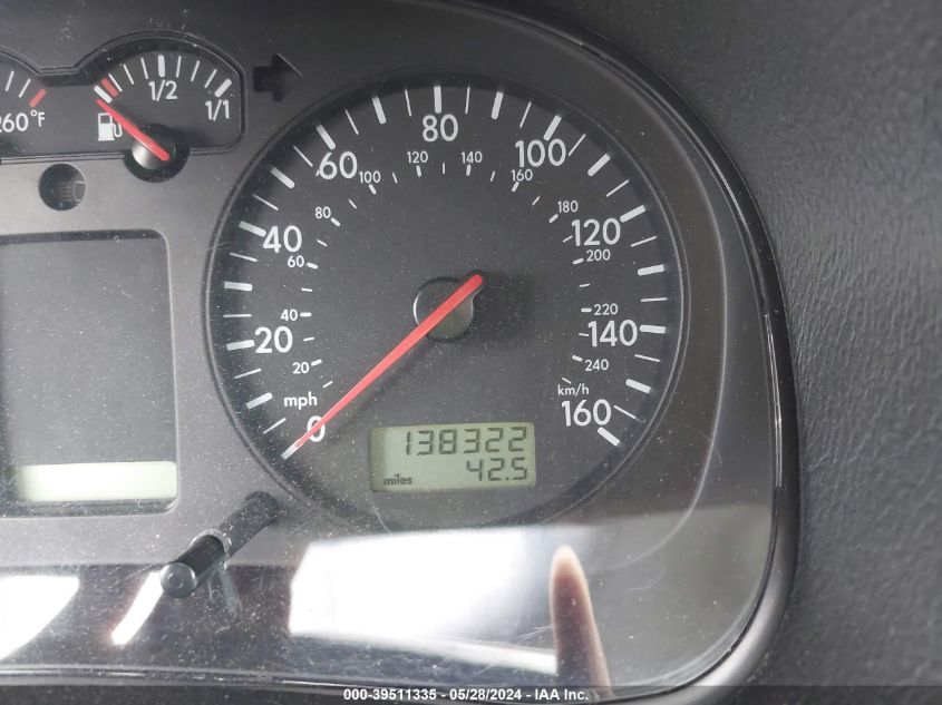 2002 Volkswagen Jetta Gls 2.8L VIN: WVWSG61J02W115650 Lot: 39511335