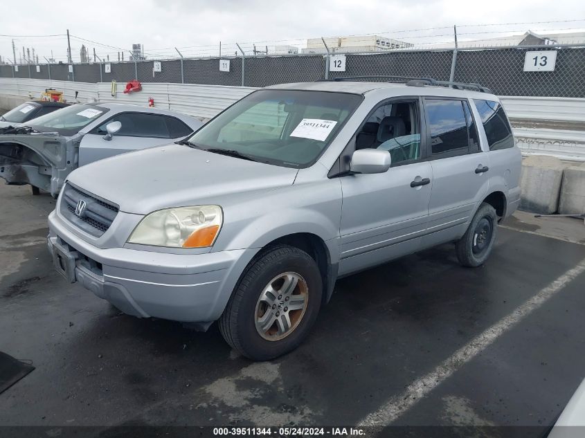 2004 Honda Pilot Ex-L VIN: 2HKYF18794H520697 Lot: 39511344