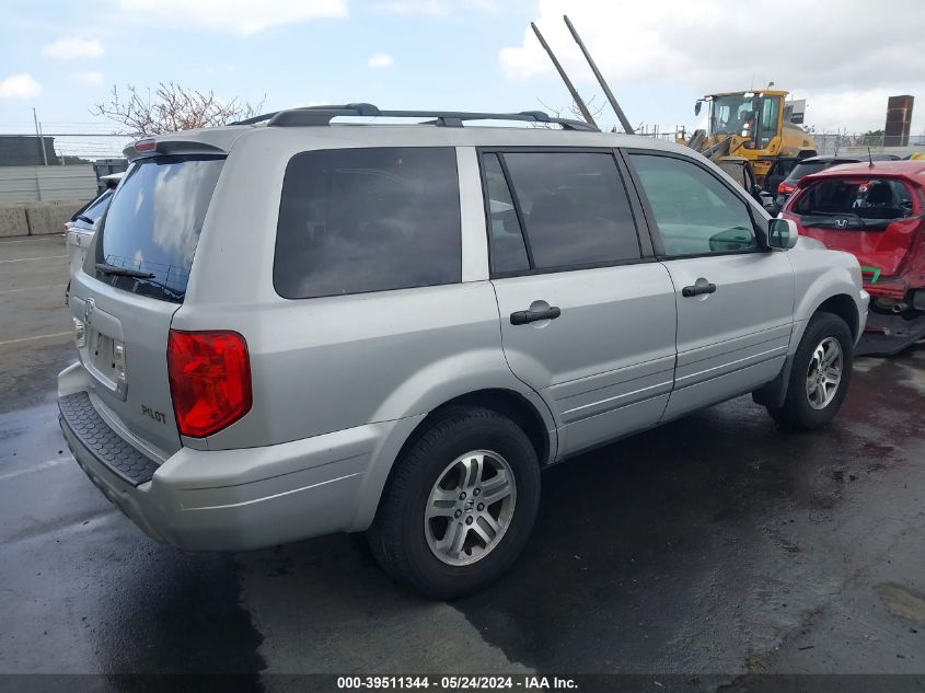 2004 Honda Pilot Ex-L VIN: 2HKYF18794H520697 Lot: 39511344