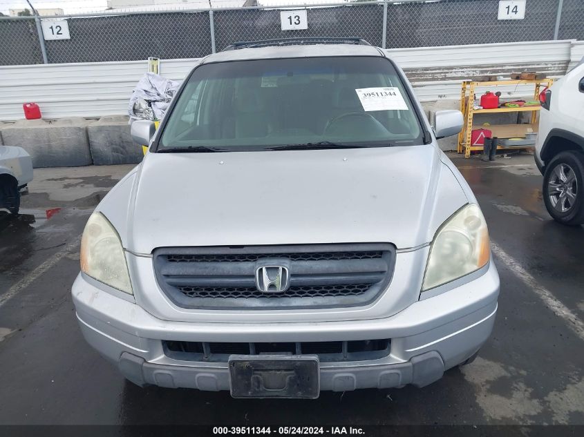 2004 Honda Pilot Ex-L VIN: 2HKYF18794H520697 Lot: 39511344