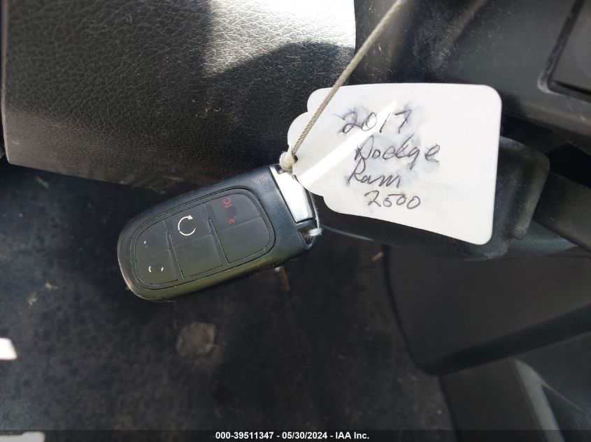 2017 Ram 2500 Laramie Mega Cab 4X4 6'4 Box VIN: 3C6UR5NL5HG591190 Lot: 39511347