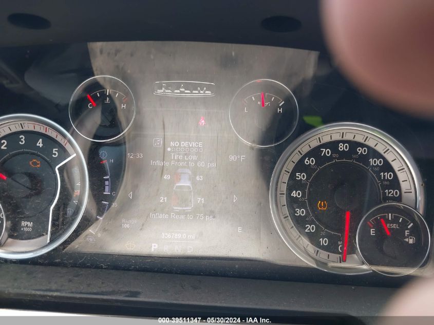 2017 Ram 2500 Laramie Mega Cab 4X4 6'4 Box VIN: 3C6UR5NL5HG591190 Lot: 39511347