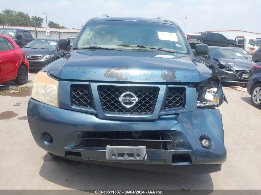 2013 Nissan Armada Sv VIN: 5N1BA0ND4DN606164 Lot: 39511387