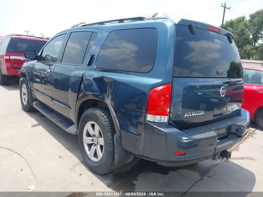 2013 Nissan Armada Sv VIN: 5N1BA0ND4DN606164 Lot: 39511387