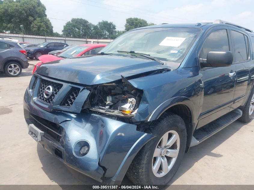 2013 Nissan Armada Sv VIN: 5N1BA0ND4DN606164 Lot: 39511387