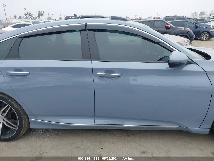 2022 Honda Accord Touring Hybrid VIN: 1HGCV3F9XNA012181 Lot: 39511398