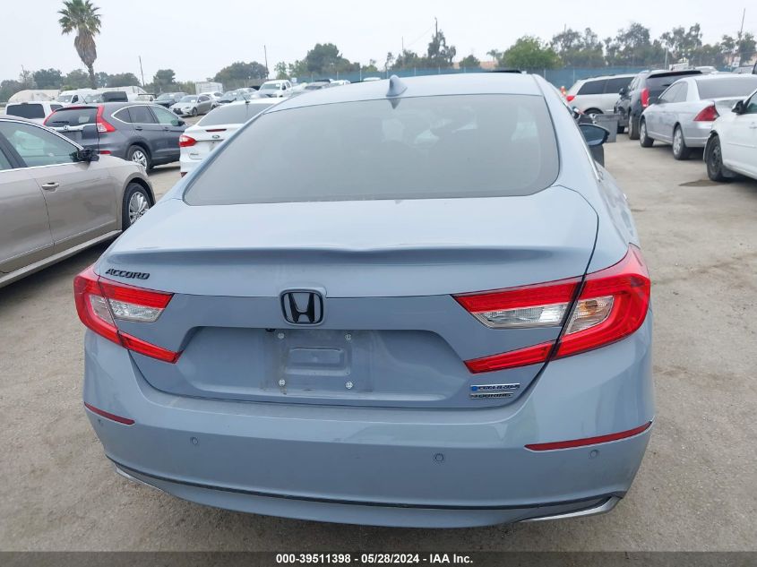 2022 Honda Accord Touring Hybrid VIN: 1HGCV3F9XNA012181 Lot: 39511398