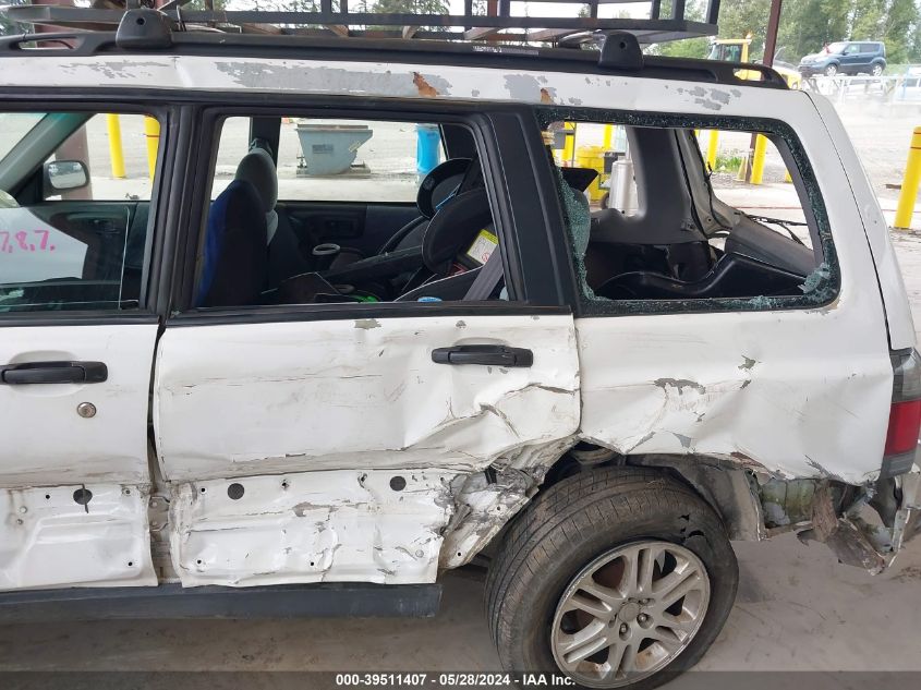 1998 Subaru Forester L VIN: JF1SF6353WG753108 Lot: 39511407