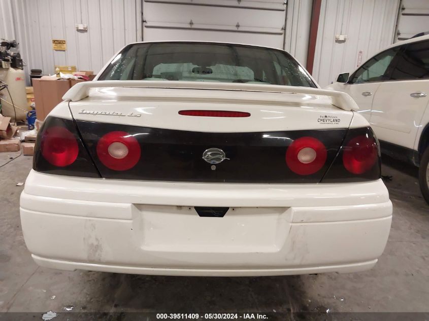 2004 Chevrolet Impala Ls VIN: 2G1WH52K749386483 Lot: 39511409