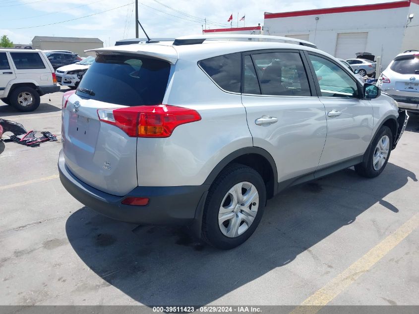 2015 Toyota Rav4 Le VIN: 2T3BFREV3FW252376 Lot: 39511423