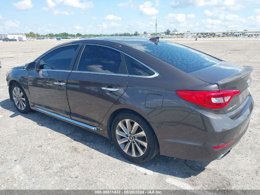 2015 Hyundai Sonata Sport/Limited VIN: 5NPE34AF9FH249917 Lot: 39511432