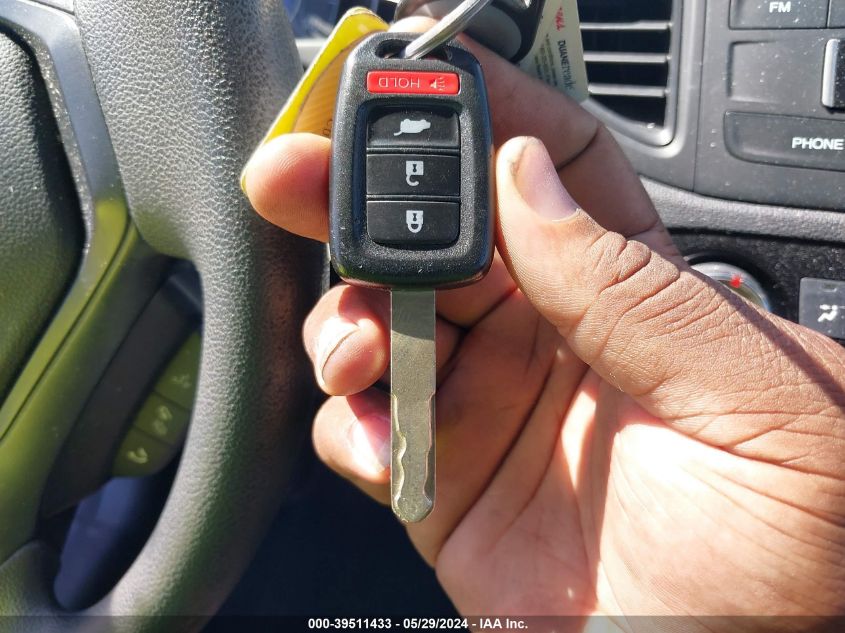 2015 Honda Cr-V Lx VIN: 2HKRM3H38FH549291 Lot: 39511433