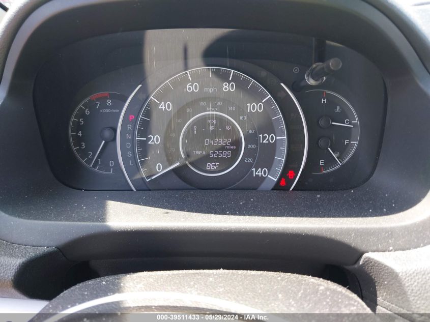 2015 Honda Cr-V Lx VIN: 2HKRM3H38FH549291 Lot: 39511433