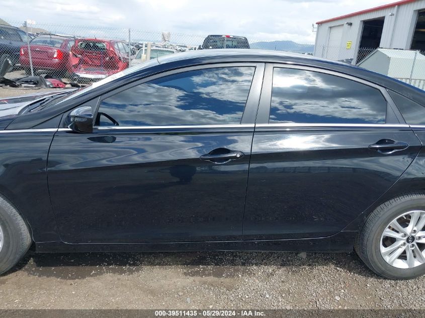 2013 Hyundai Sonata Gls VIN: 5NPEB4AC9DH723094 Lot: 39511435