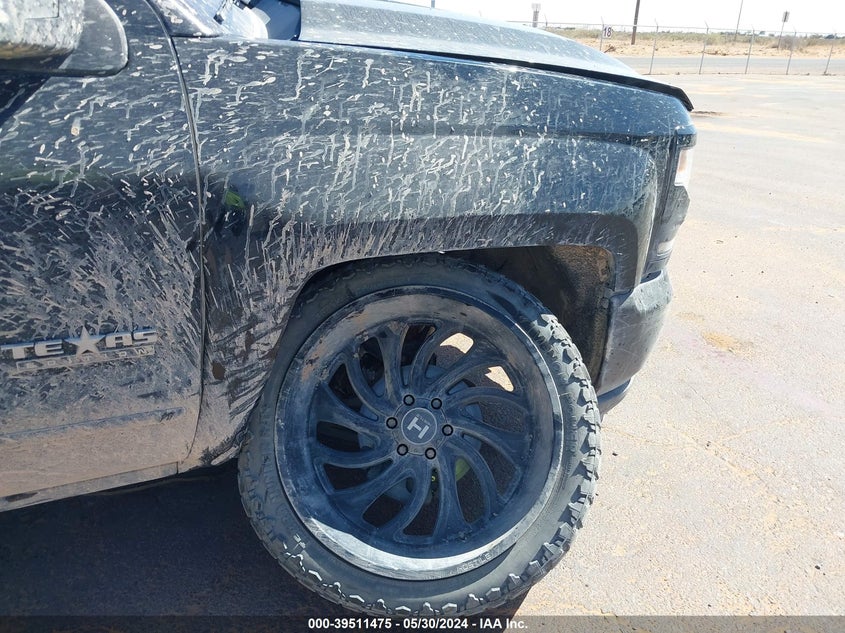 2018 Chevrolet Silverado 1500 2Lt VIN: 3GCUKREC4JG637134 Lot: 39511475