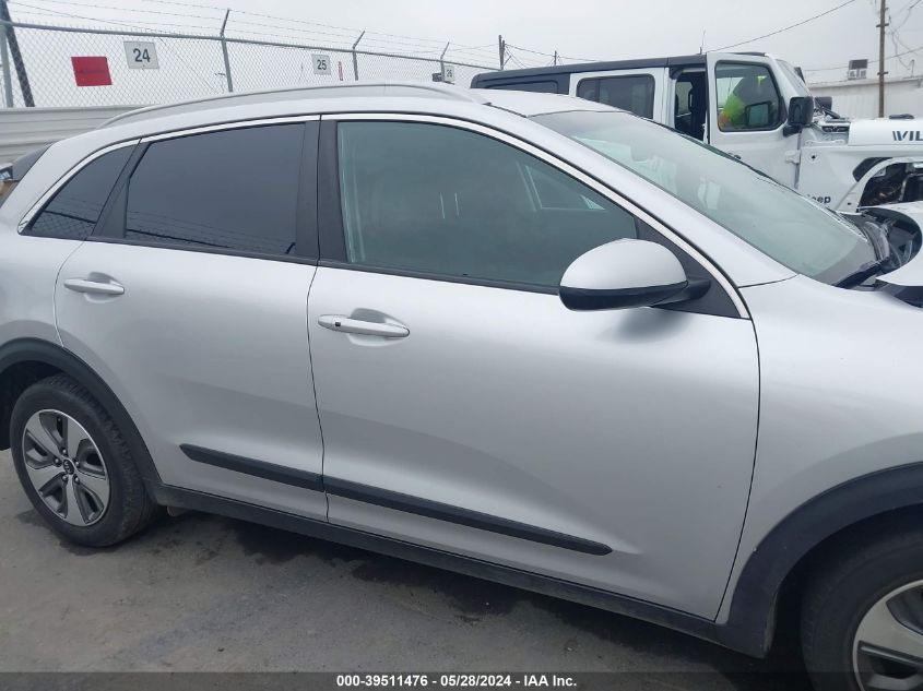 2019 Kia Niro Lx VIN: KNDCB3LC2K5274935 Lot: 39511476