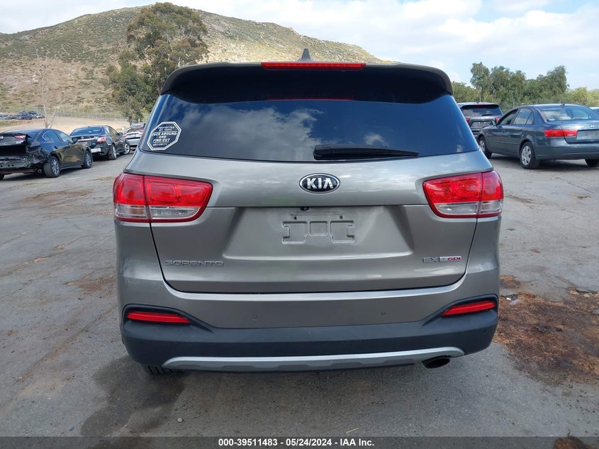 2016 Kia Sorento 2.0T Ex VIN: 5XYPH4A13GG047386 Lot: 39511483