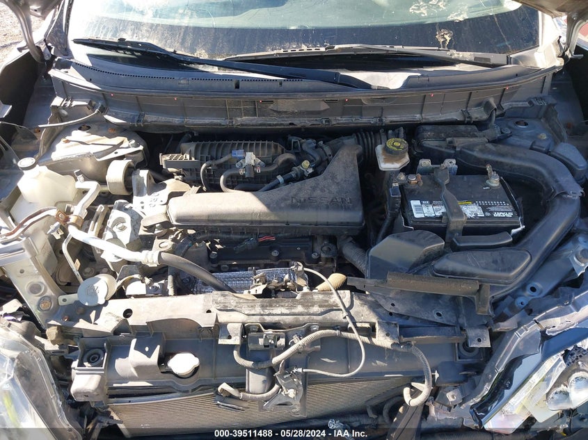 2016 Nissan Rogue Sv VIN: KNMAT2MV4GP630229 Lot: 39511488