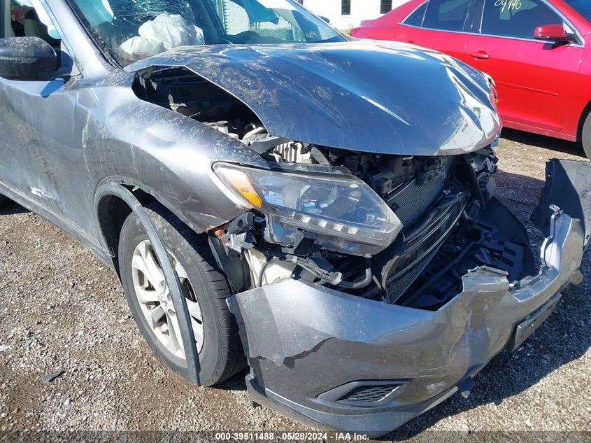 2016 Nissan Rogue Sv VIN: KNMAT2MV4GP630229 Lot: 39511488