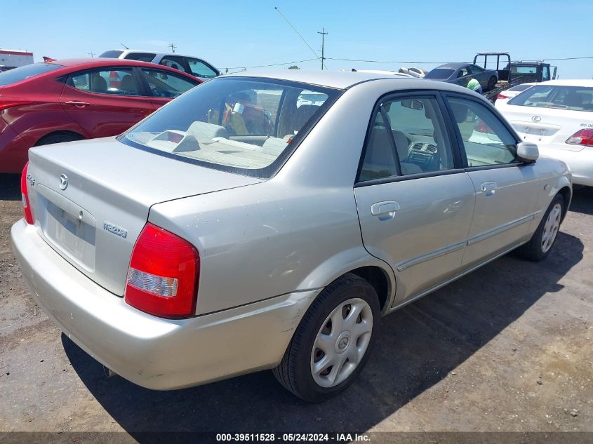 2002 Mazda Protege Dx/Lx/Es VIN: JM1BJ225821607156 Lot: 39511528