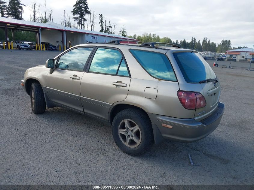 2000 Lexus Rx 300 VIN: JT6GF10U3Y0068429 Lot: 39511596