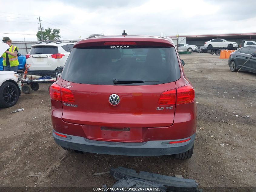 2014 Volkswagen Tiguan Sel VIN: WVGAV3AX6EW087115 Lot: 39511604