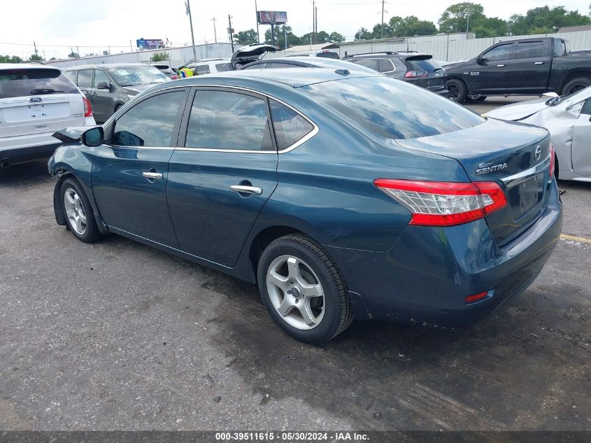 2015 Nissan Sentra Sv VIN: 3N1AB7APXFY258854 Lot: 39511615