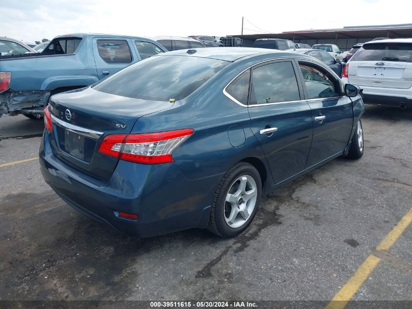 2015 Nissan Sentra Sv VIN: 3N1AB7APXFY258854 Lot: 39511615