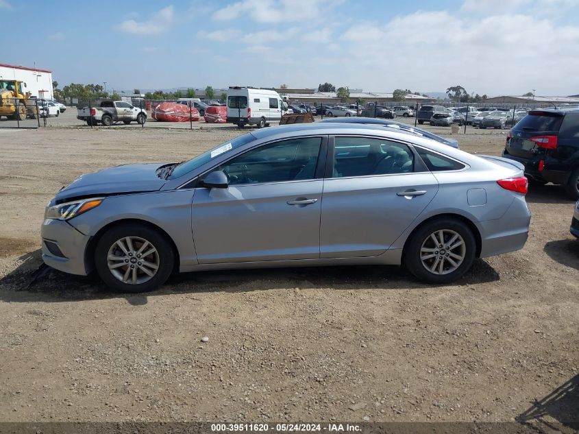 2016 Hyundai Sonata Se VIN: 5NPE24AF1GH369070 Lot: 39511620