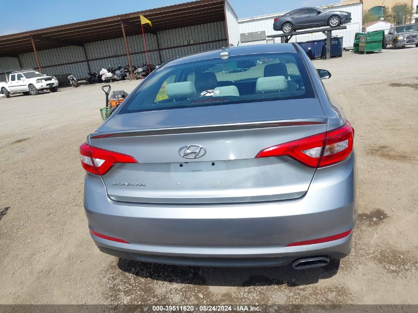 2016 Hyundai Sonata Se VIN: 5NPE24AF1GH369070 Lot: 39511620