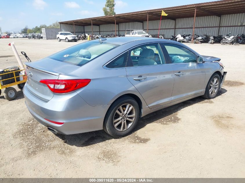 2016 Hyundai Sonata Se VIN: 5NPE24AF1GH369070 Lot: 39511620