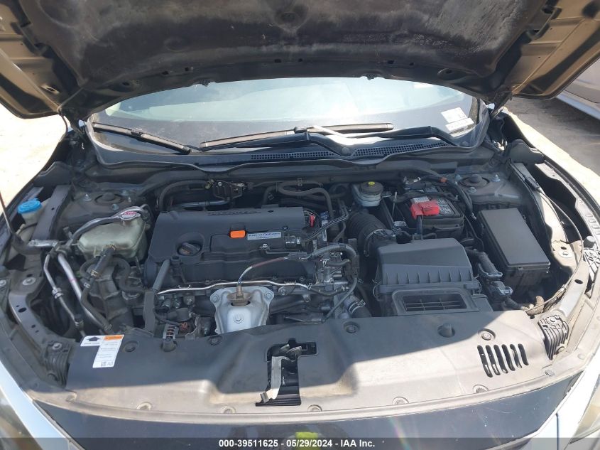 2018 Honda Civic Ex VIN: 2HGFC2F74JH543710 Lot: 39511625