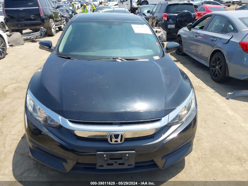 2018 Honda Civic Ex VIN: 2HGFC2F74JH543710 Lot: 39511625