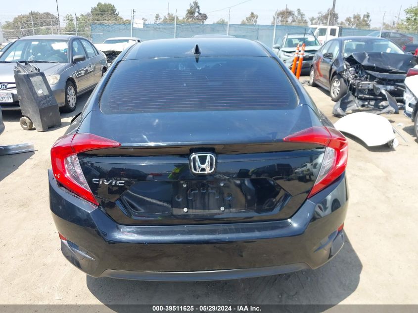 2018 Honda Civic Ex VIN: 2HGFC2F74JH543710 Lot: 39511625