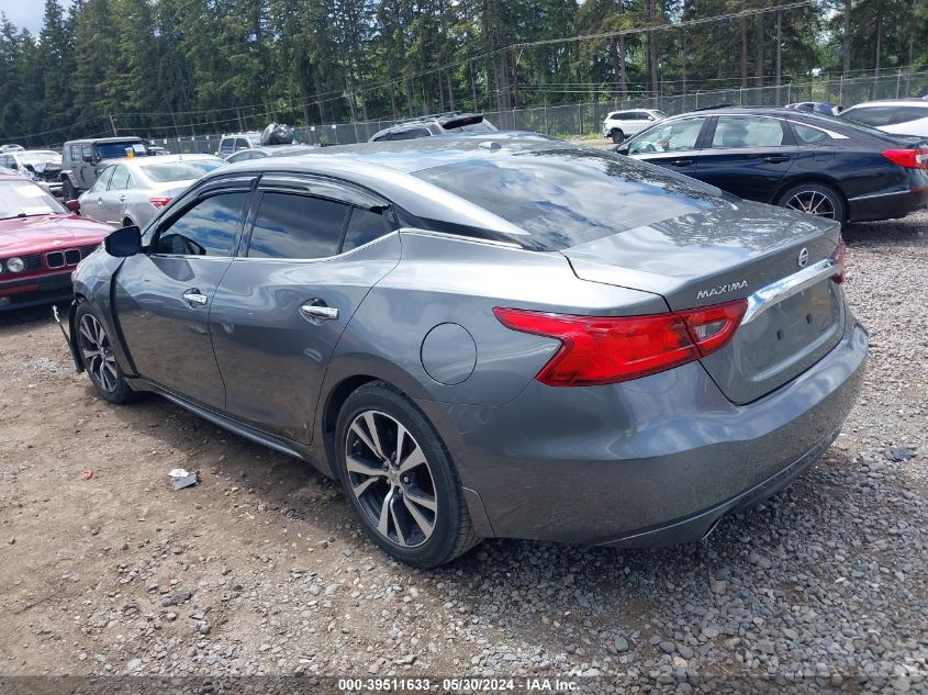 2016 Nissan Maxima 3.5 Sv VIN: 1N4AA6AP5GC449544 Lot: 39511633