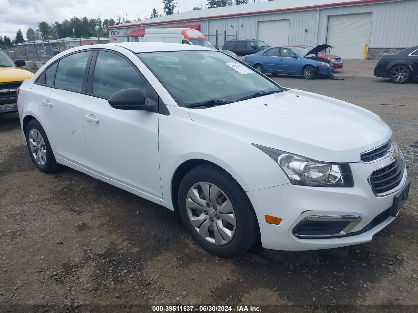 2016 Chevrolet Cruze Limited Ls Manual VIN: 1G1PB5SG8G7178703 Lot: 39511637