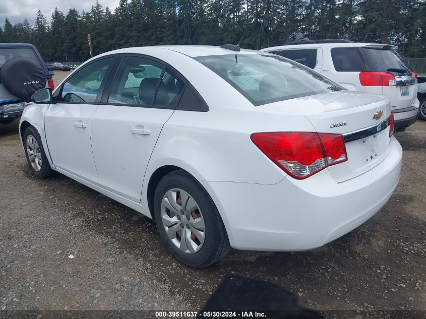 2016 Chevrolet Cruze Limited Ls Manual VIN: 1G1PB5SG8G7178703 Lot: 39511637