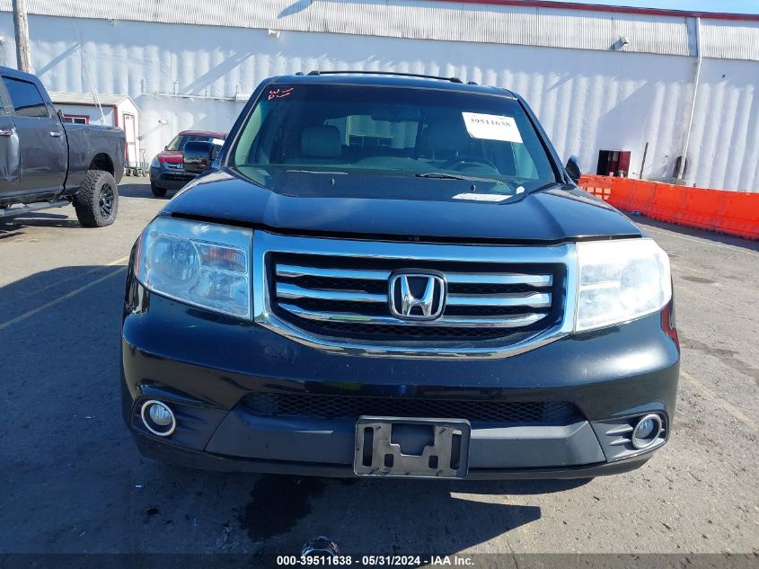 2013 Honda Pilot Ex-L VIN: 5FNYF4H55DB075535 Lot: 39511638