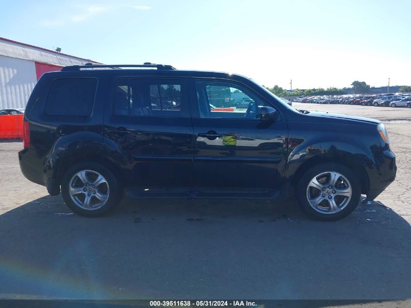 2013 Honda Pilot Ex-L VIN: 5FNYF4H55DB075535 Lot: 39511638