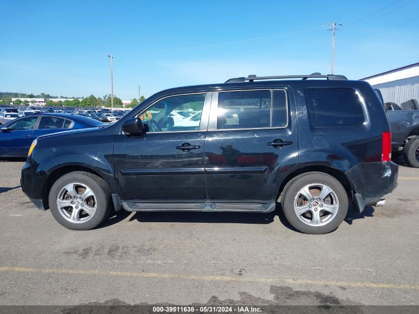 2013 Honda Pilot Ex-L VIN: 5FNYF4H55DB075535 Lot: 39511638