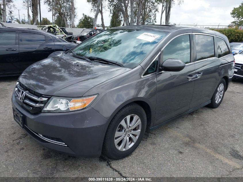 2015 Honda Odyssey Ex-L VIN: 5FNRL5H62FB060294 Lot: 39511639