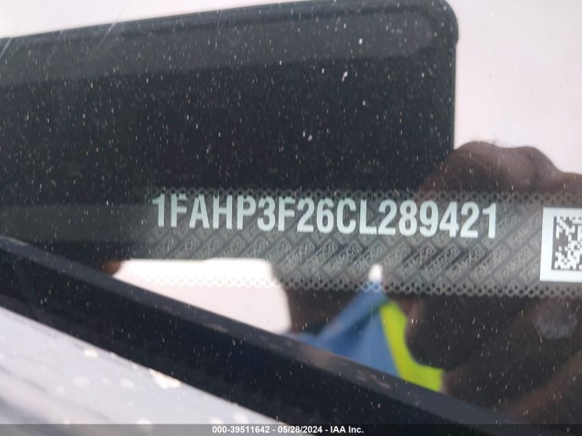 2012 Ford Focus Se VIN: 1FAHP3F26CL289421 Lot: 39511642