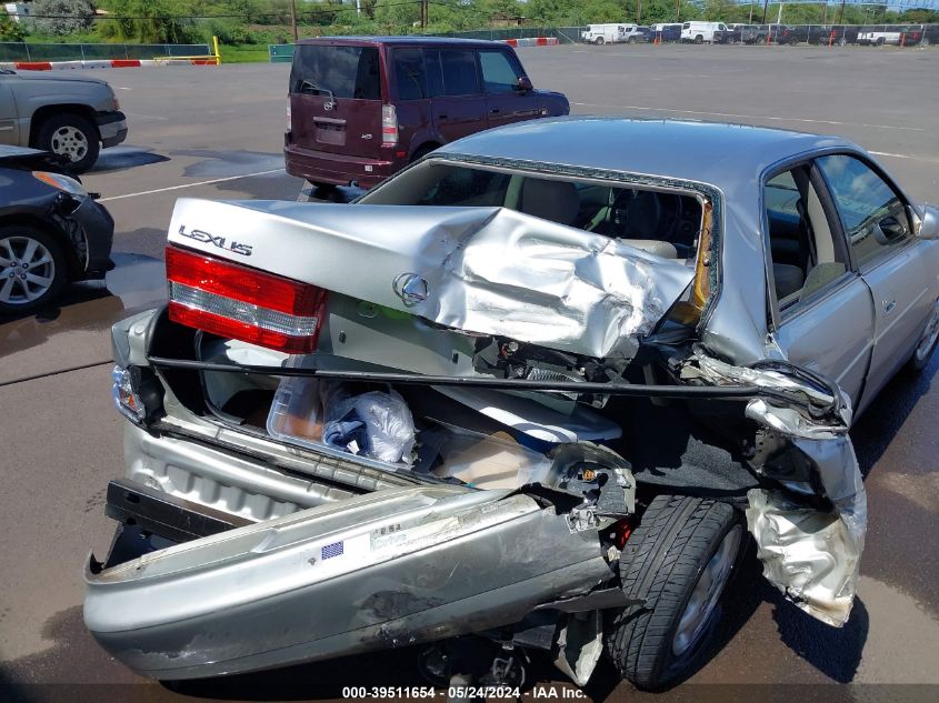 2000 Lexus Es 300 VIN: JT8BF28G4Y0255555 Lot: 39511654