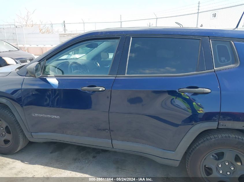 2018 Jeep Compass Sport Fwd VIN: 3C4NJCAB0JT488035 Lot: 39511664