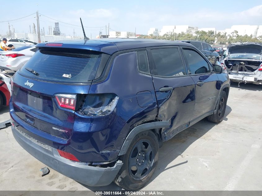 2018 Jeep Compass Sport Fwd VIN: 3C4NJCAB0JT488035 Lot: 39511664