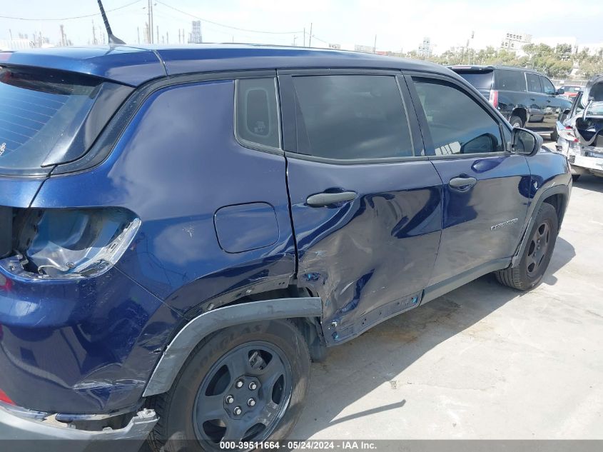 2018 Jeep Compass Sport Fwd VIN: 3C4NJCAB0JT488035 Lot: 39511664